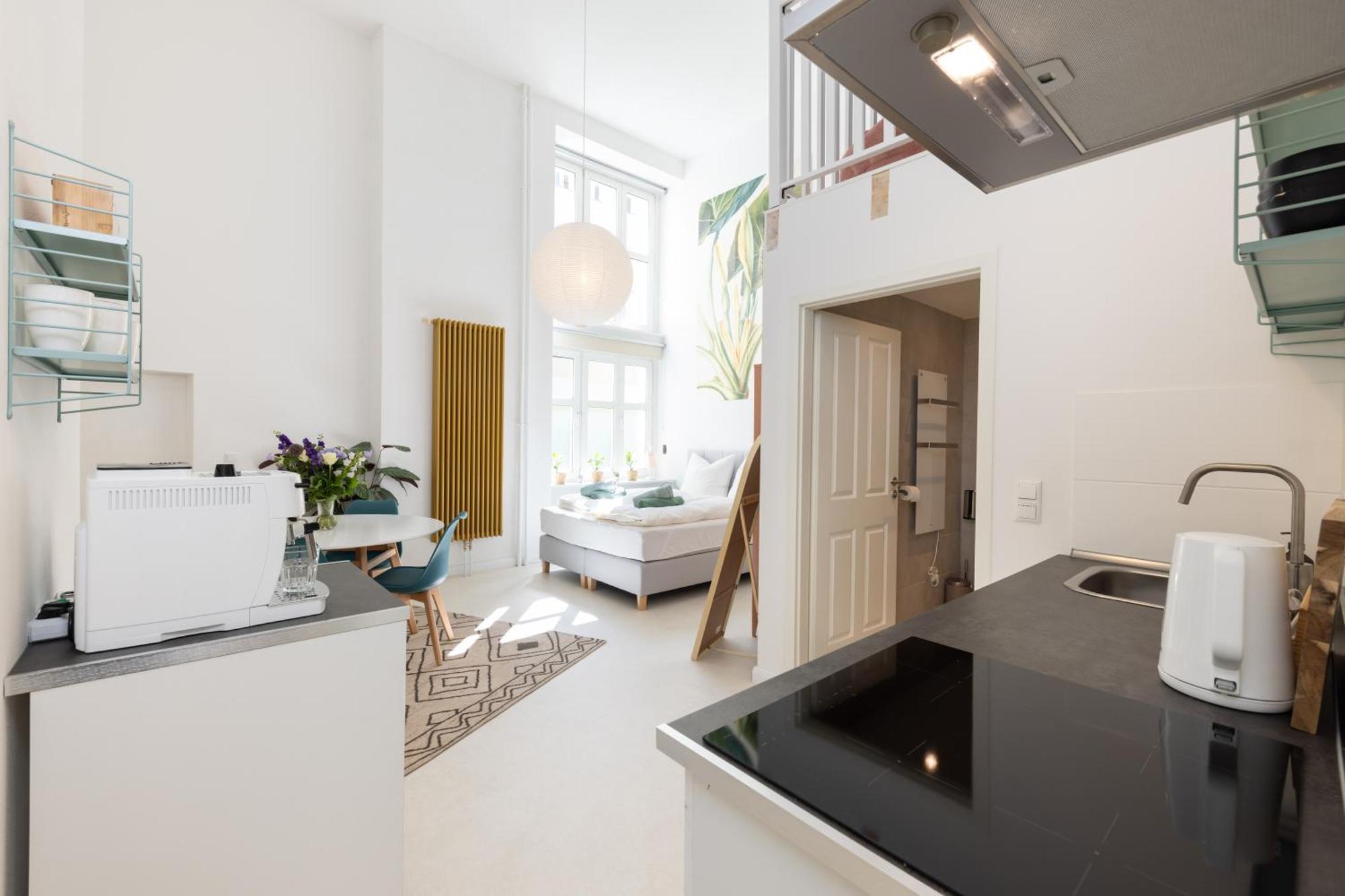Great 2-Room Loft With 2 Bathrooms And 2 Kitchen Berlin Exterior photo